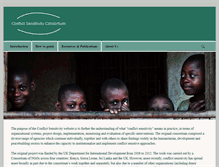 Tablet Screenshot of conflictsensitivity.org